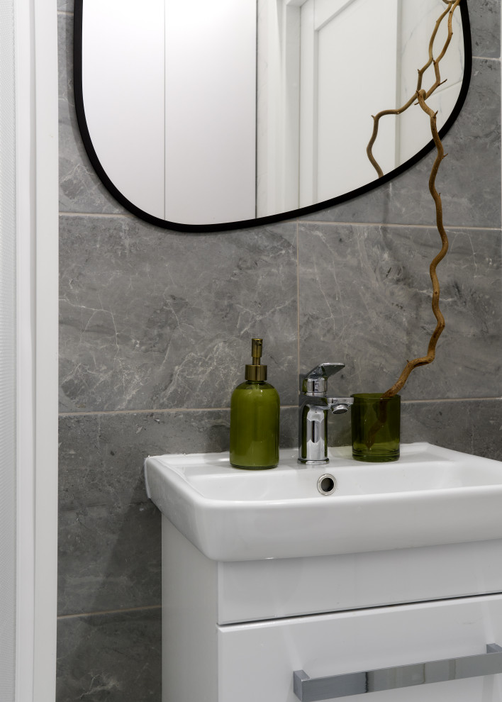 Квартира — студия по дизайн проекту Екатерины Тагировоq