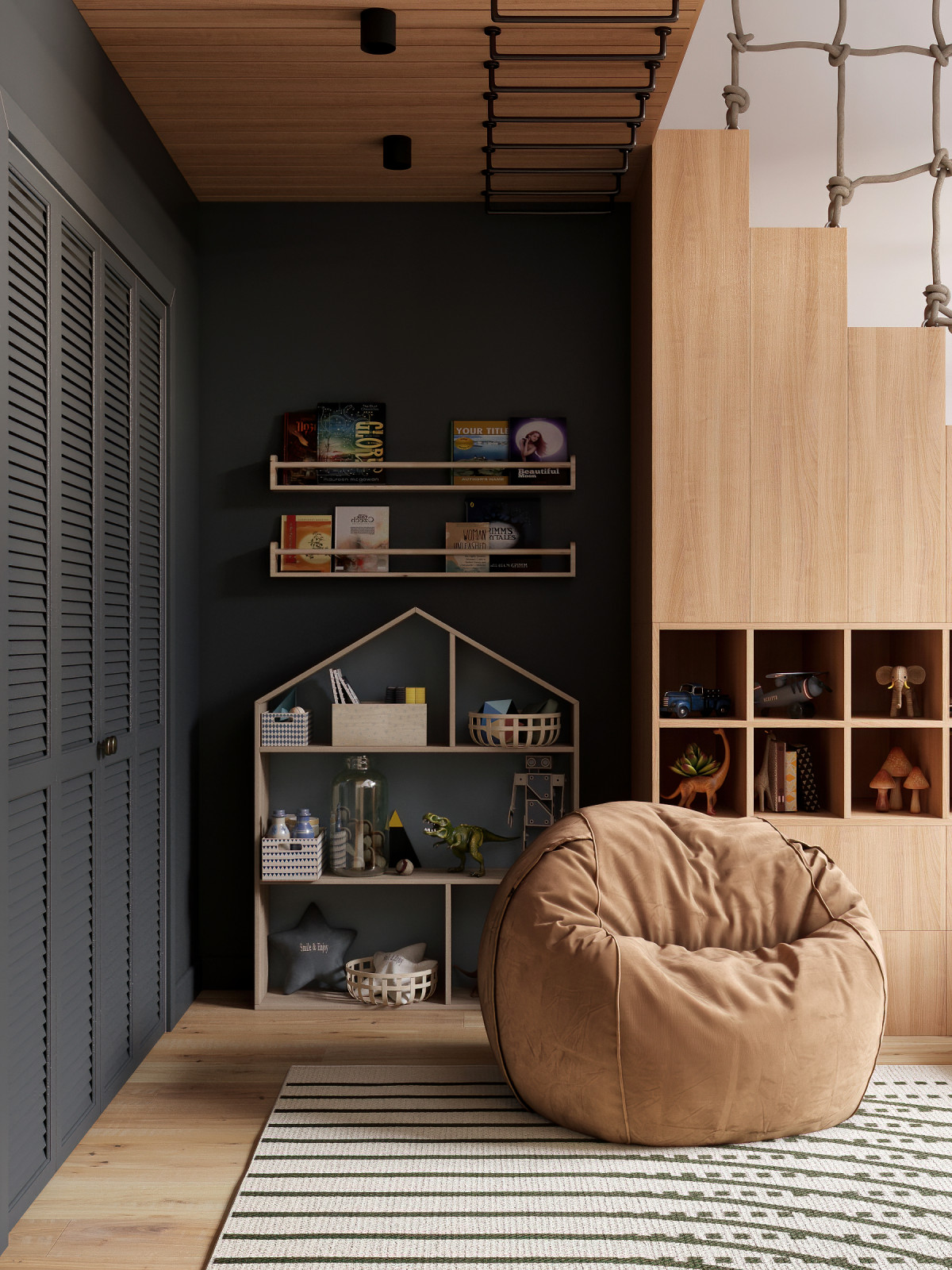 Двухуровневая квартира в стиле "ваби-саби". ЖК Событие