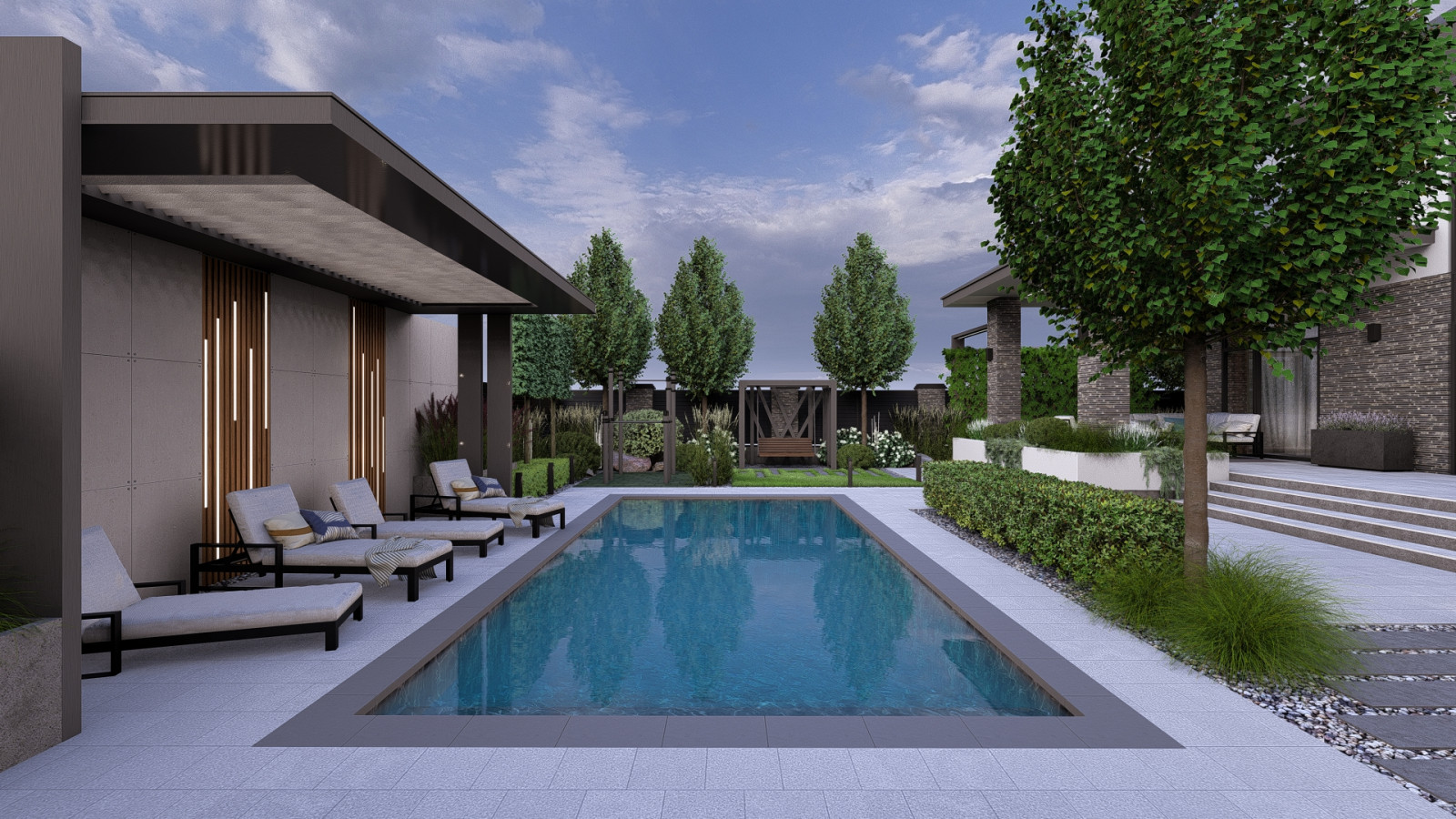 Современный сад в г.Ейск