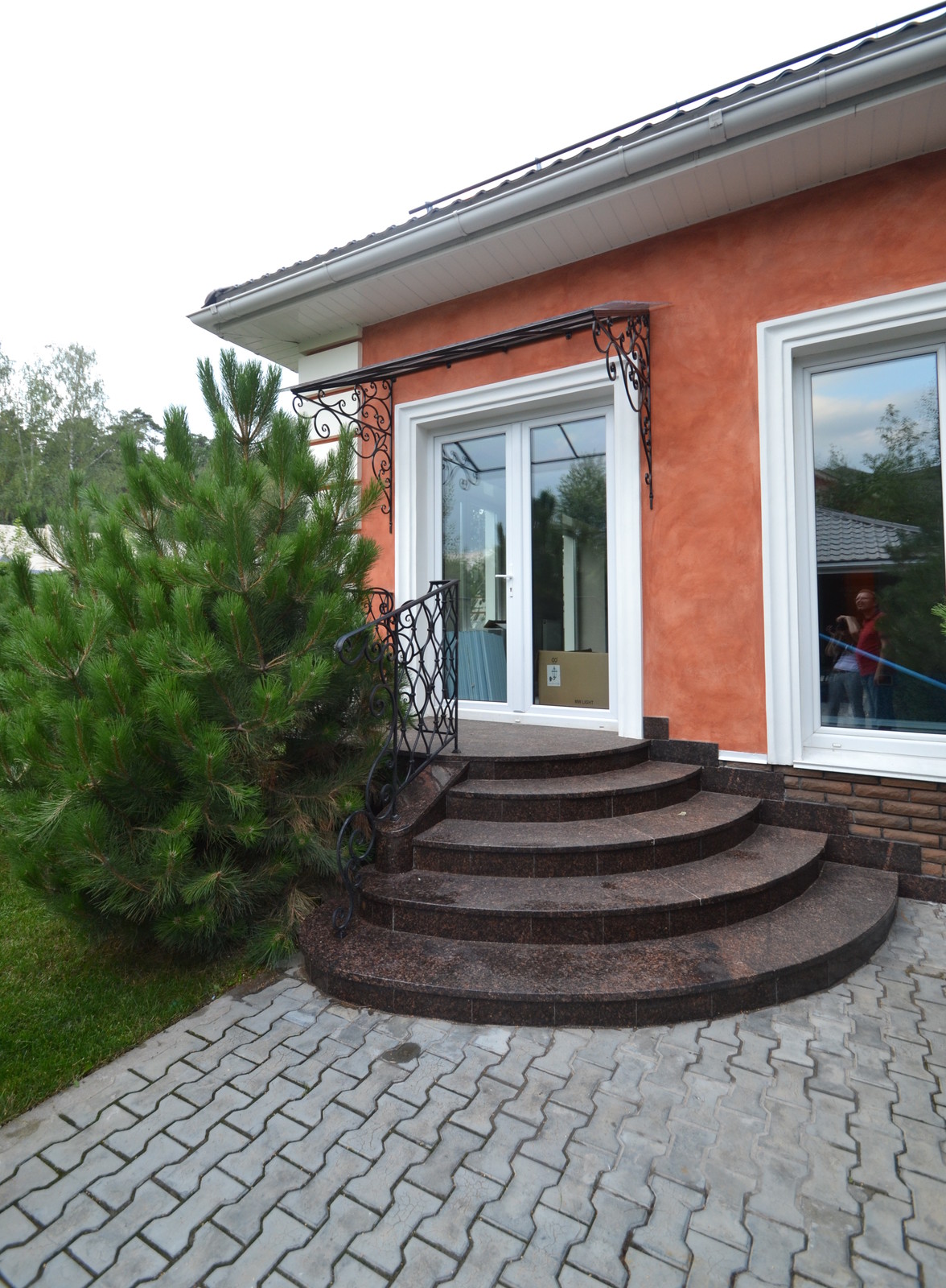 Беседка на приусадебном участке дома. 50 кв.м. Рублевское шоссе.