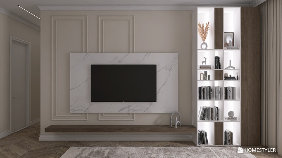 Кухня-гостиная Неоклассика