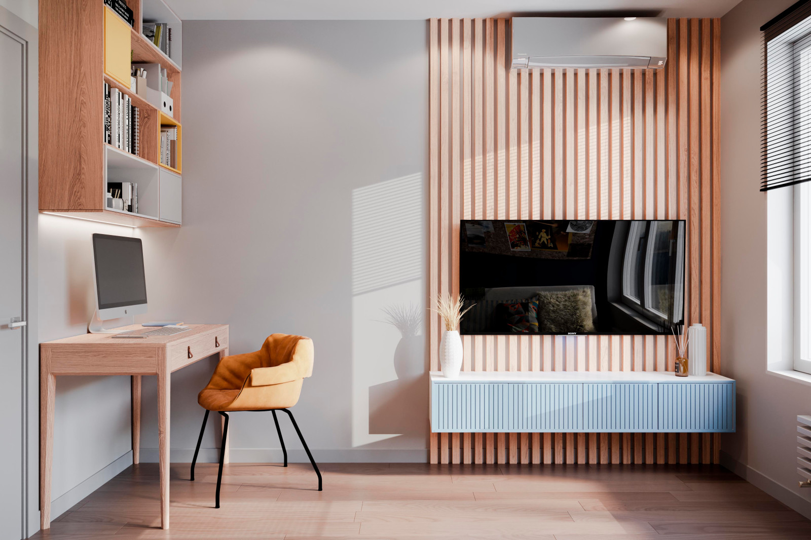 Дизайн и ремонт квартиры в ЖК «Level Амурская» — Сложный серый