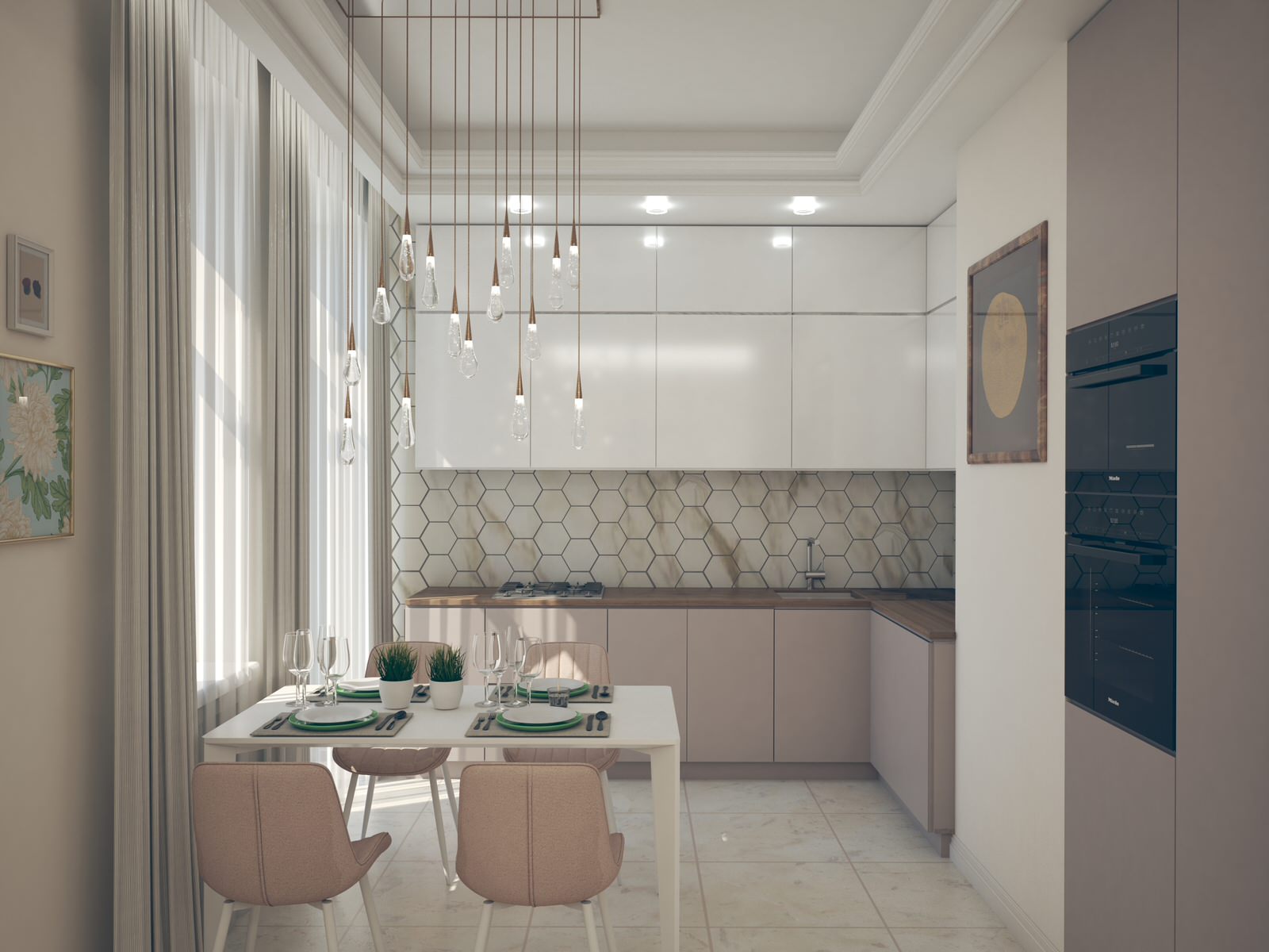 Неоклассика в 69 кв м