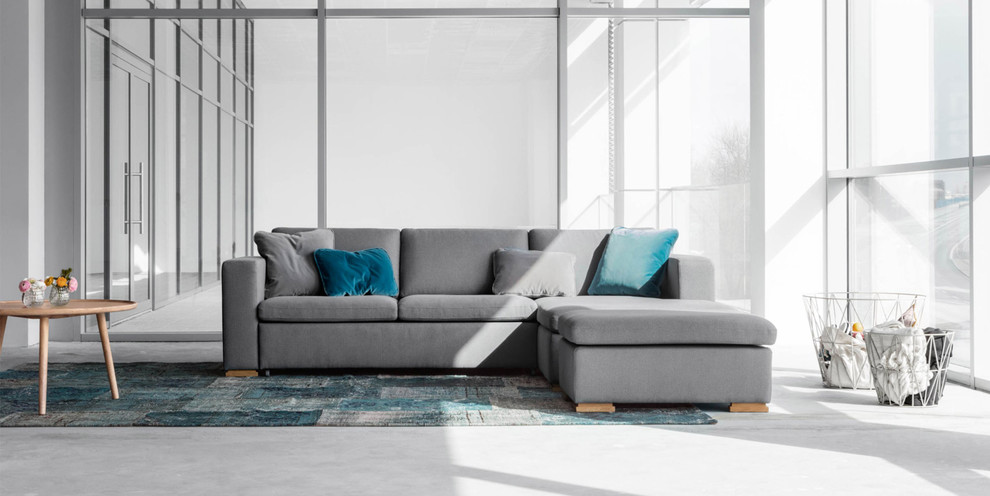 Обложка проекта: Гостиная в серых тонах