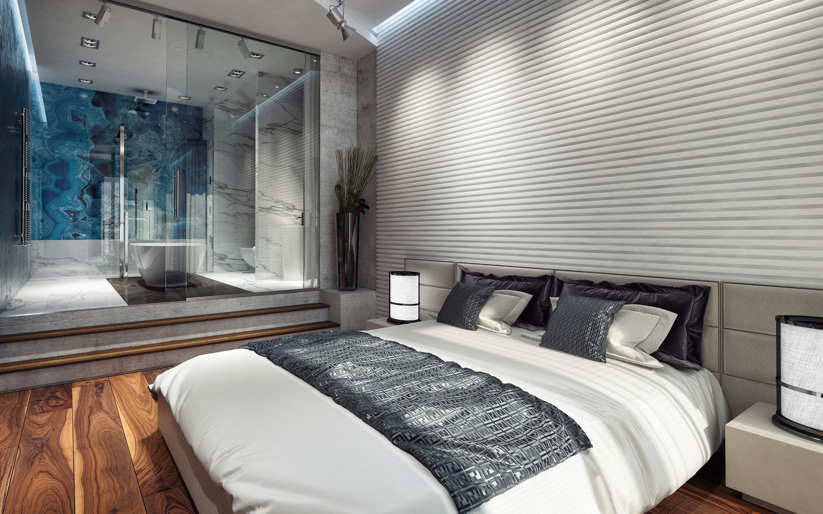 Спальня с санузлом