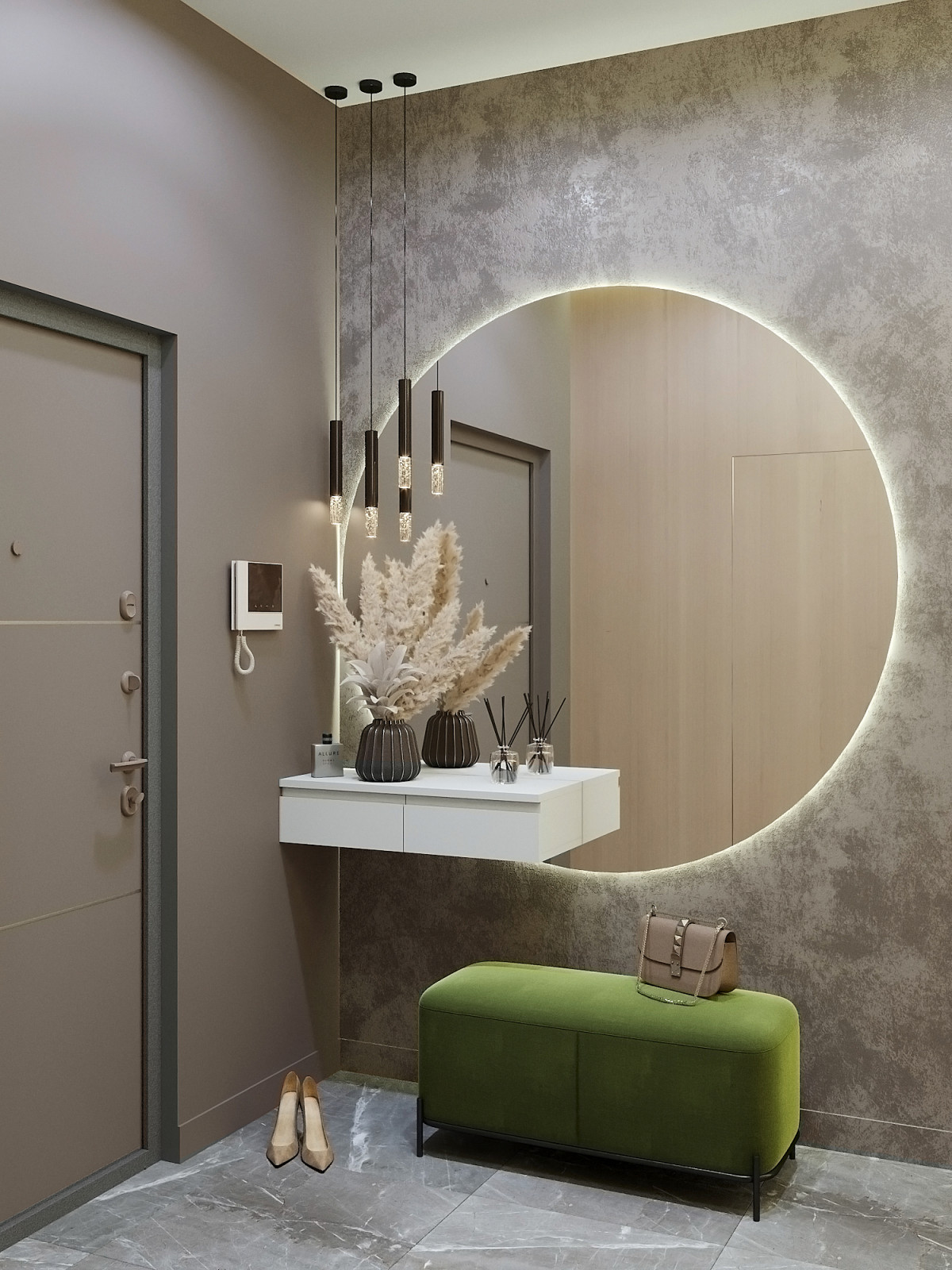 Квартира 90 м.кв. Фьюжн скандинавского и эко стилей