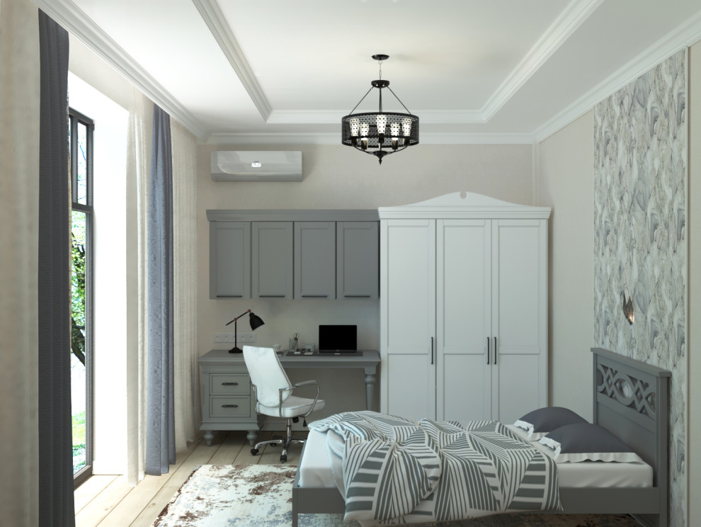 Небольшой частный дом в стиле неоклассика