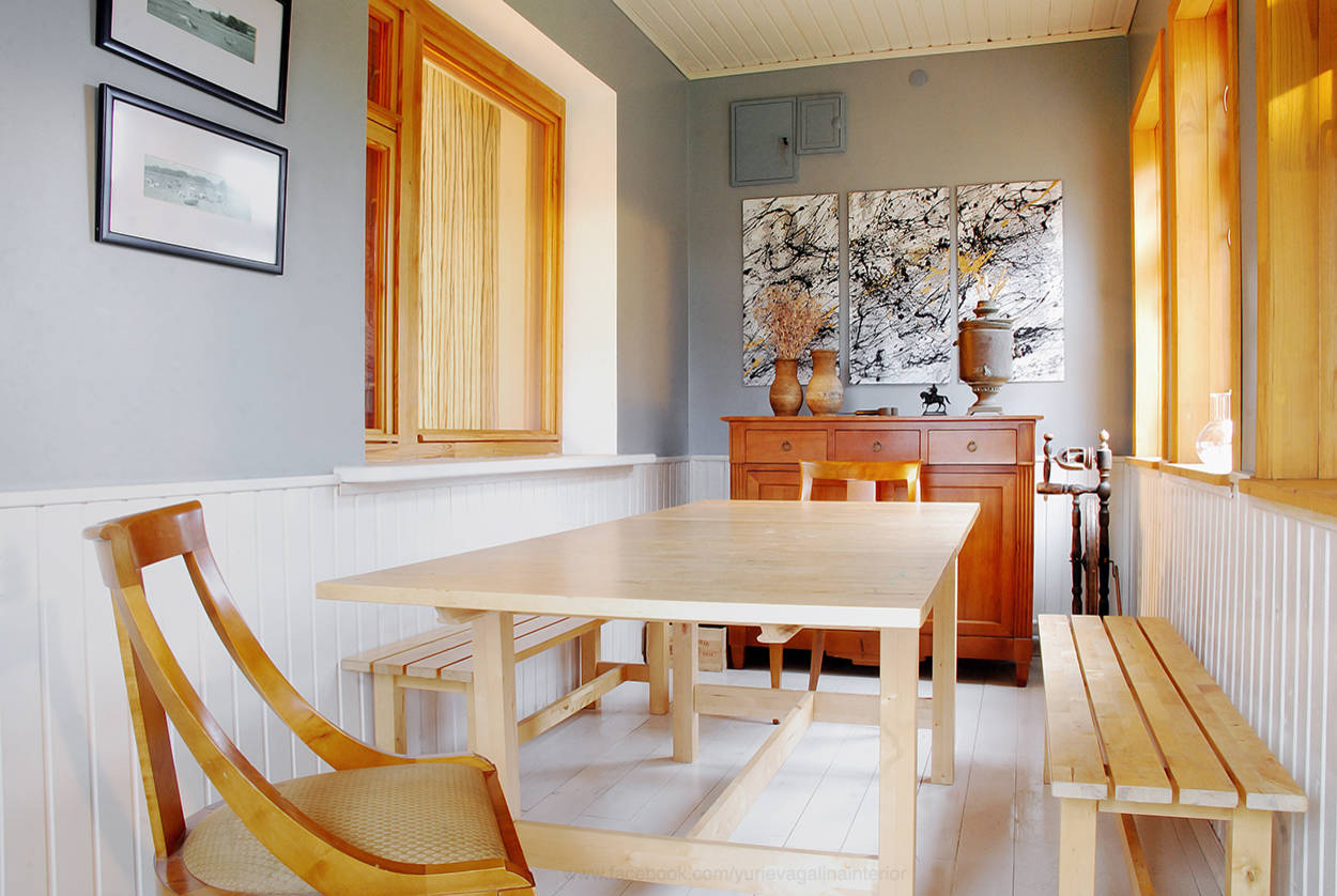 Houzz тур: Дача под Рязанью для трех поколений