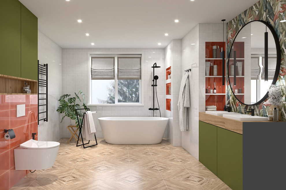 Обложка проекта: Дизайн санузла 13 кв.м