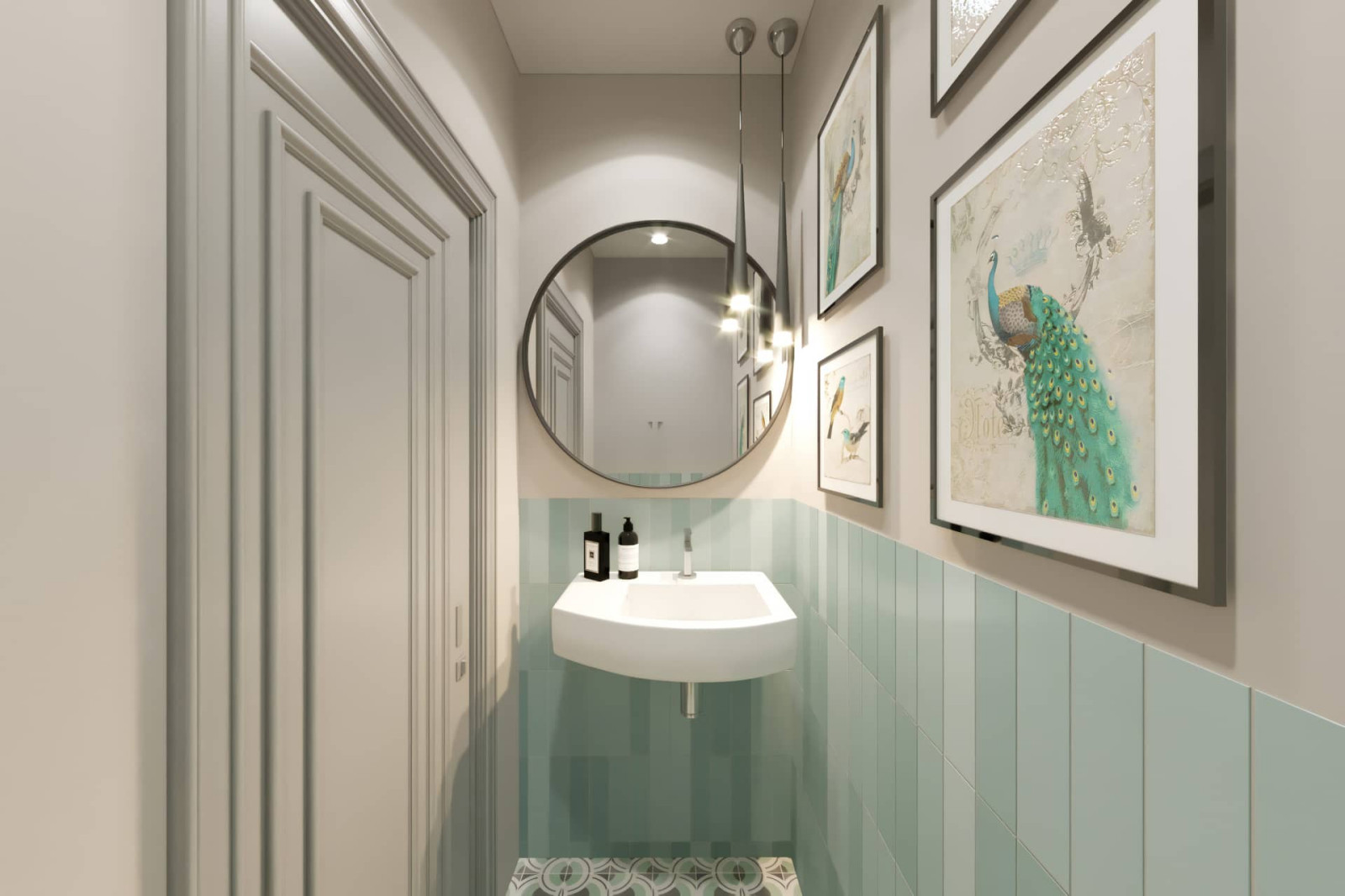 Дизайн и ремонт квартиры в ЖК «Грин Парк» — Бирюзовое настроение