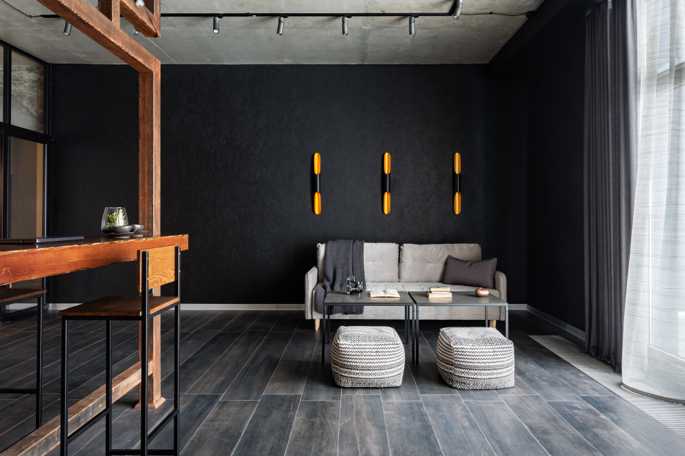 Квартира в черном