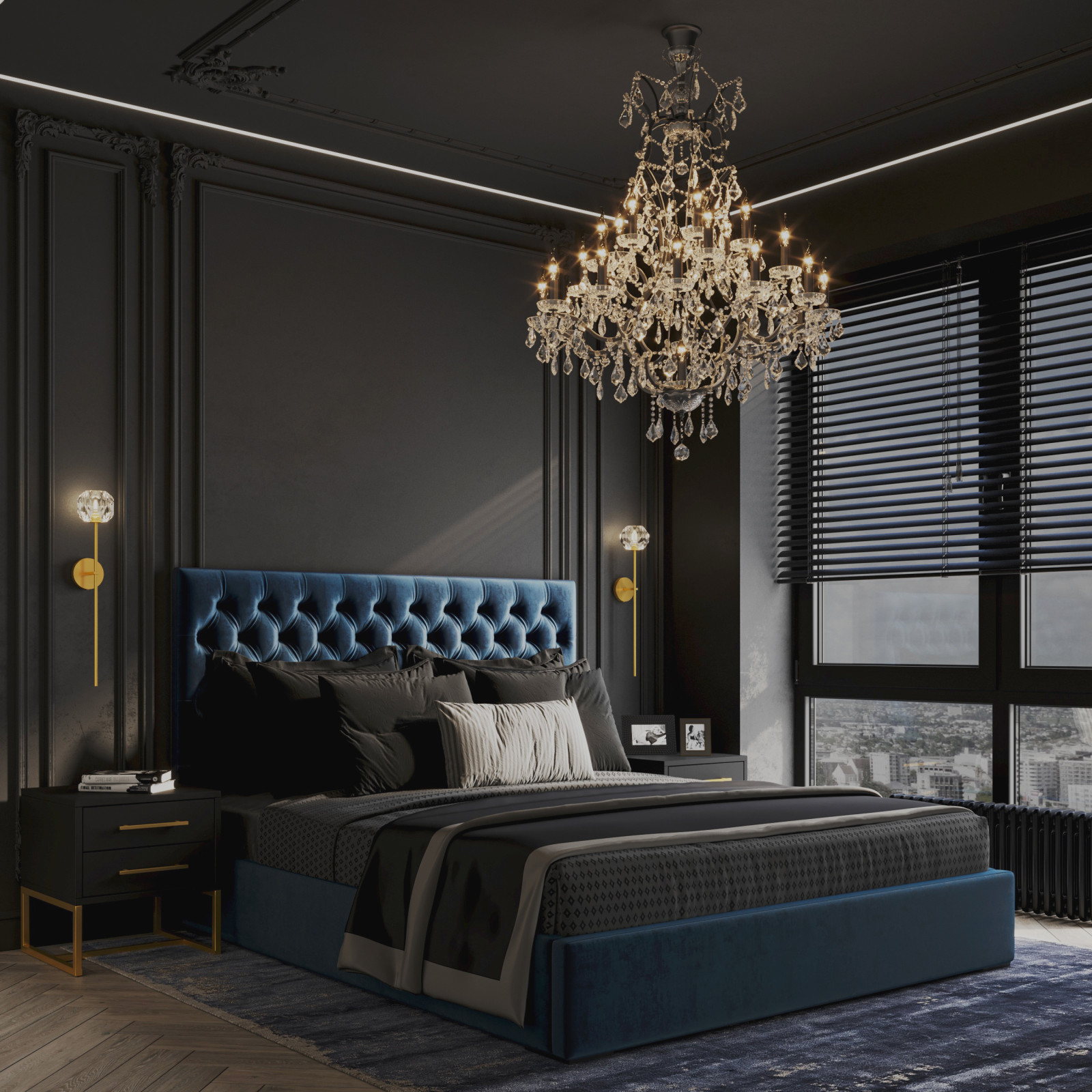 Интерьер, где царит ночь