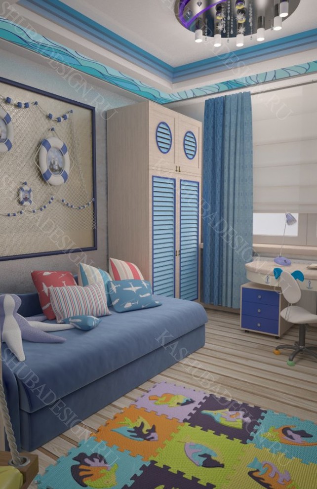 квартира с современным интерьером