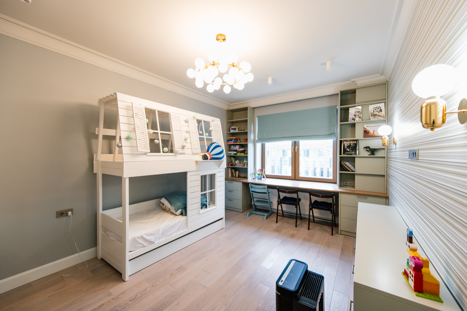 Четырехкомнатная квартира под ключ с нуля по дизайн-проекту