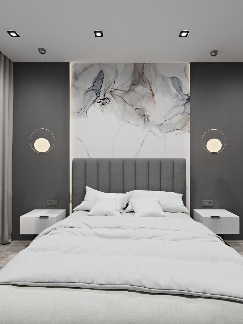 Обложка проекта: Спальня с рабочим местом