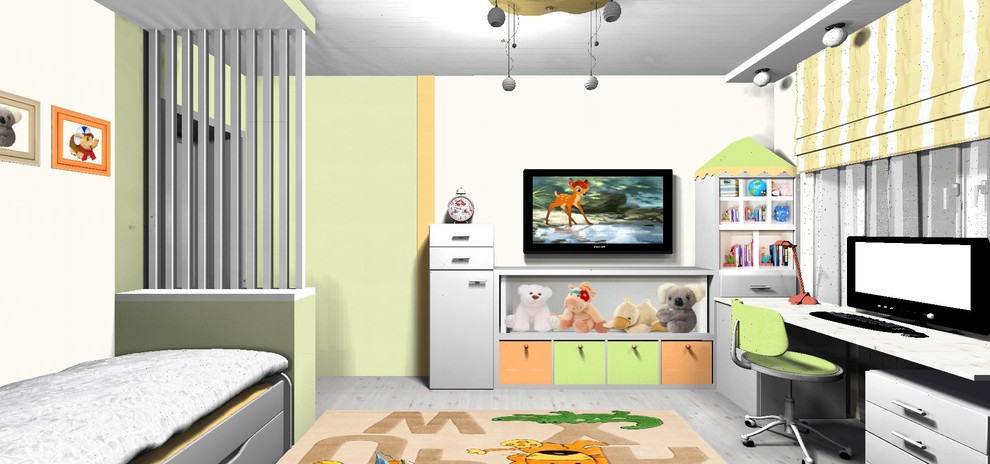 Детская для маленькой и очень позитивной девочки)