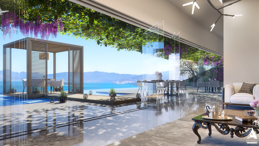 Визуализация SPA отеля на Крите