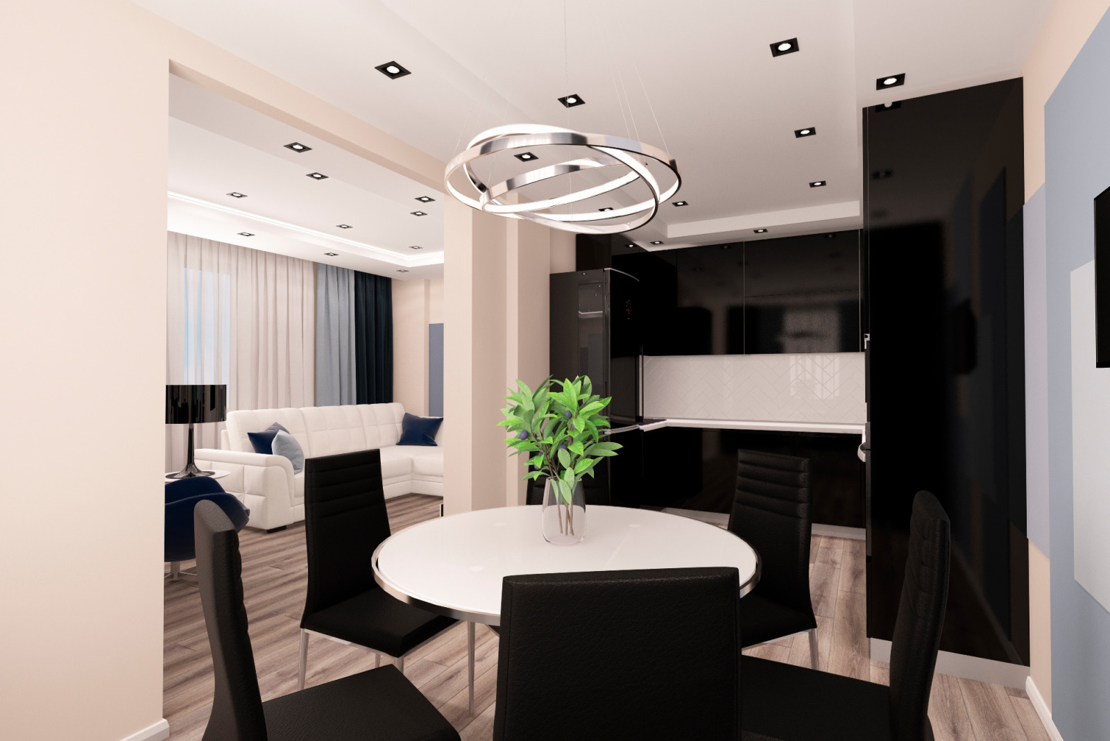 Дизайн коттеджа в  КП "Австрия", г.Краснодар