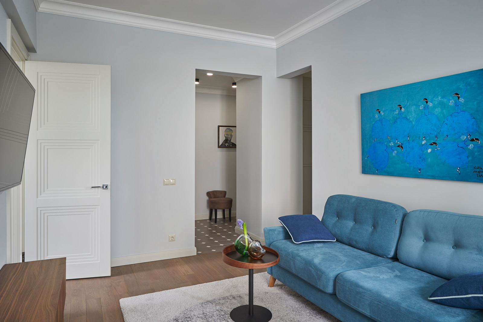 Гостиная в скандинаском стиле