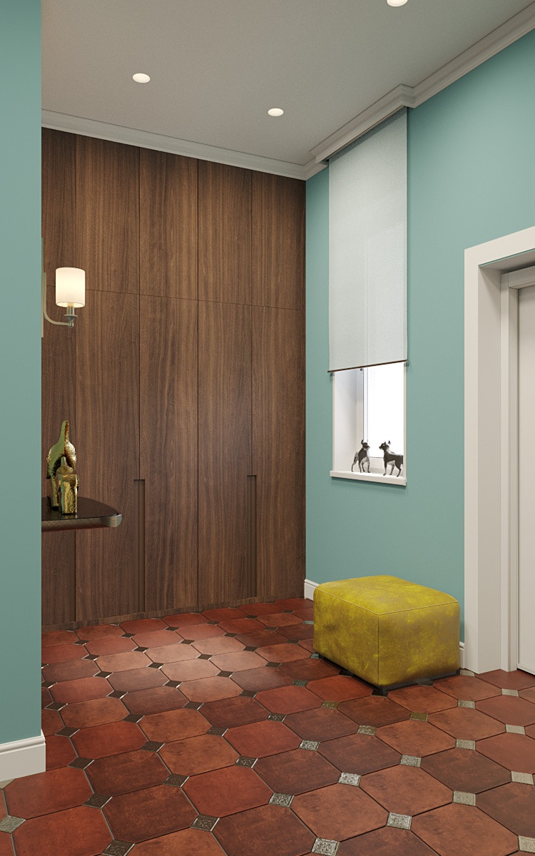 Обложка проекта: Прихожая в загородном доме г.Реж