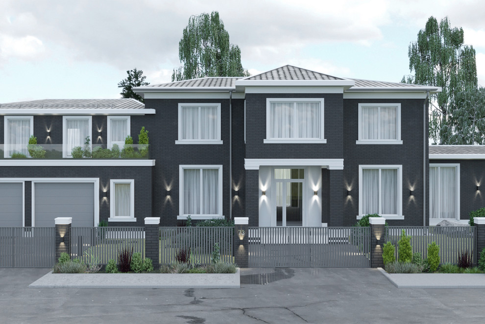 Обложка проекта: Дом цвета антрацит