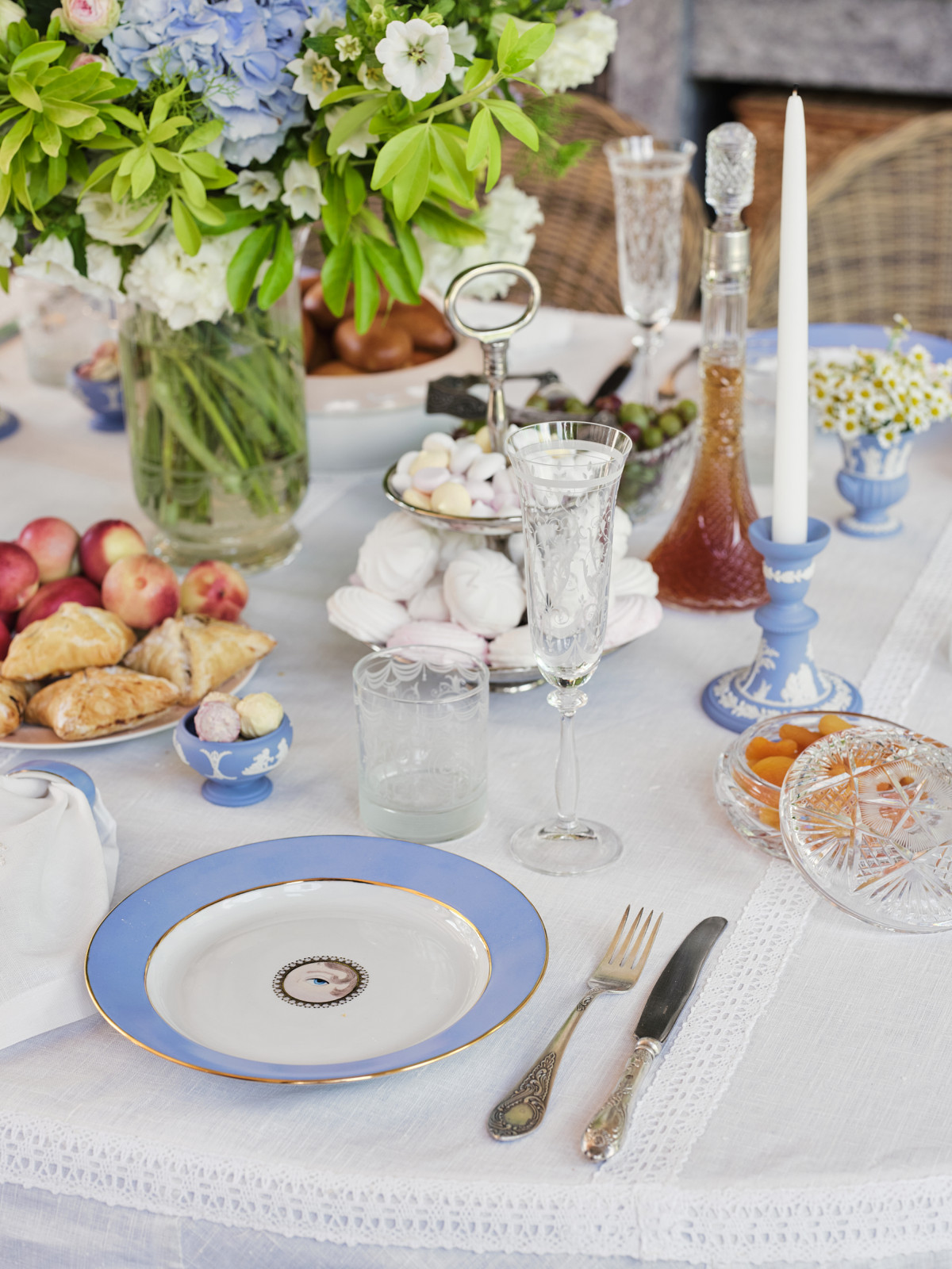 Сервировка «Чаепитие в русском стиле»