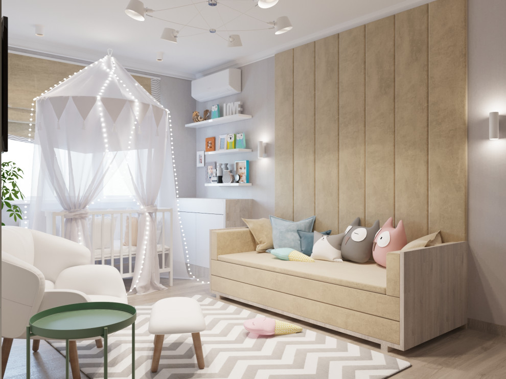 Дизайн-проект. 3-хкомнатная квартира в ЖК "Левобережный". Тула. 2017 г.