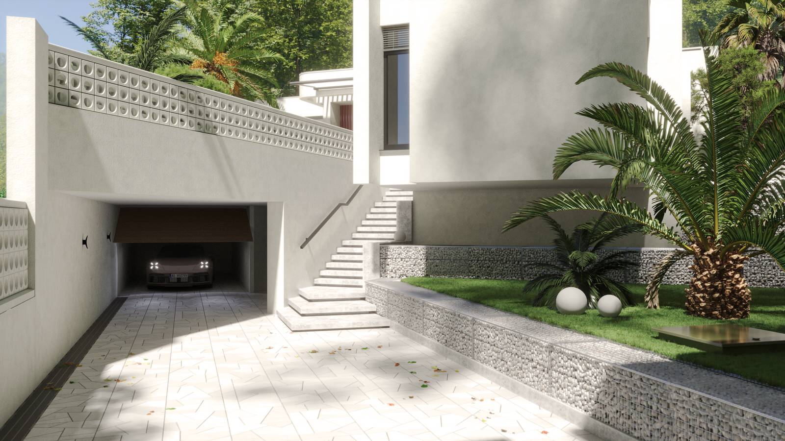 Зона парковки