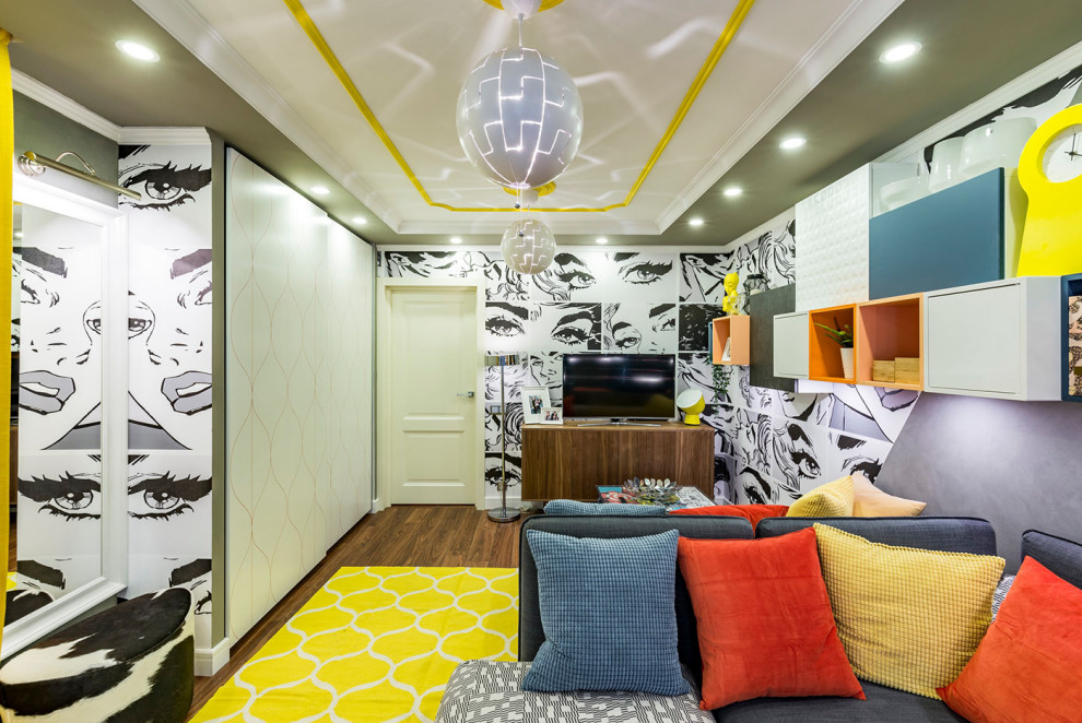 Обложка проекта: Проект гостиной "24 часа" для программы "Школы ремонта"