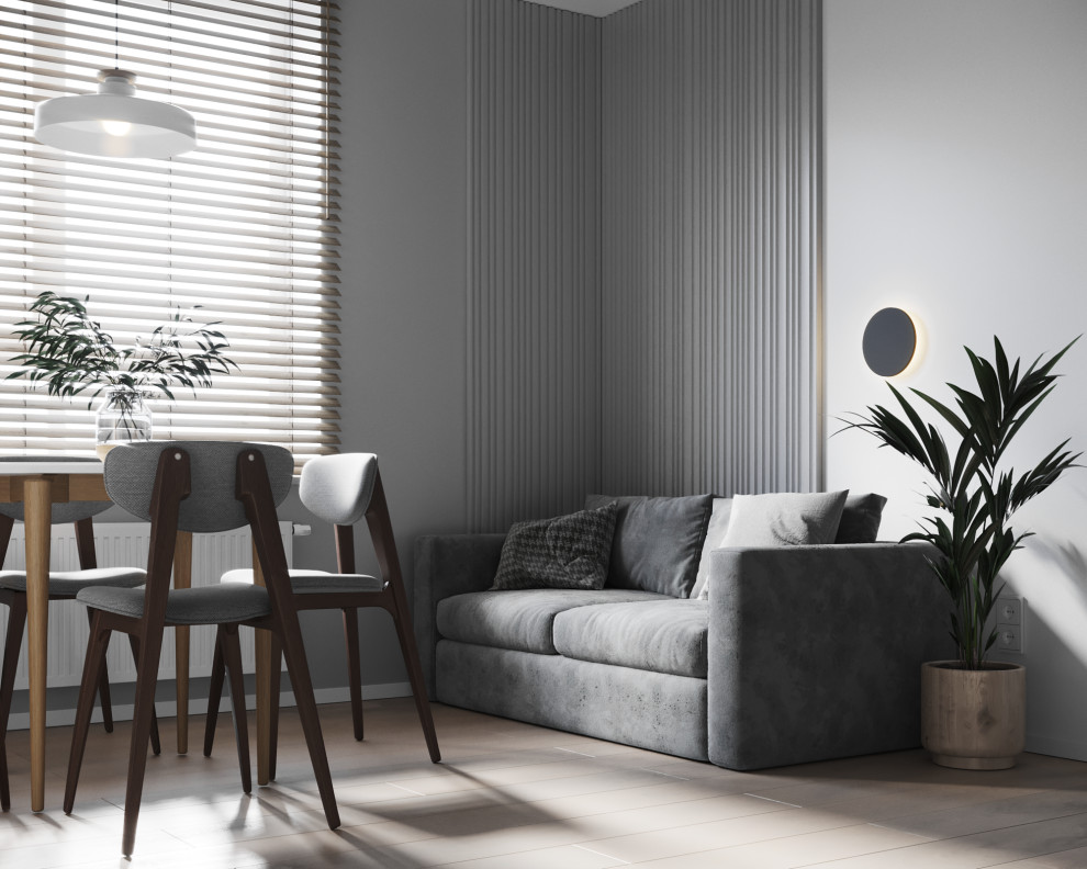 Минимализм для холостяка в ЖК Венский Лес