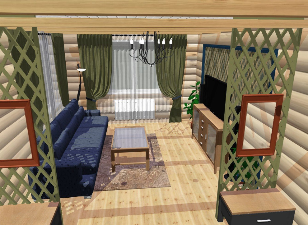 Дом из рубленного бревна