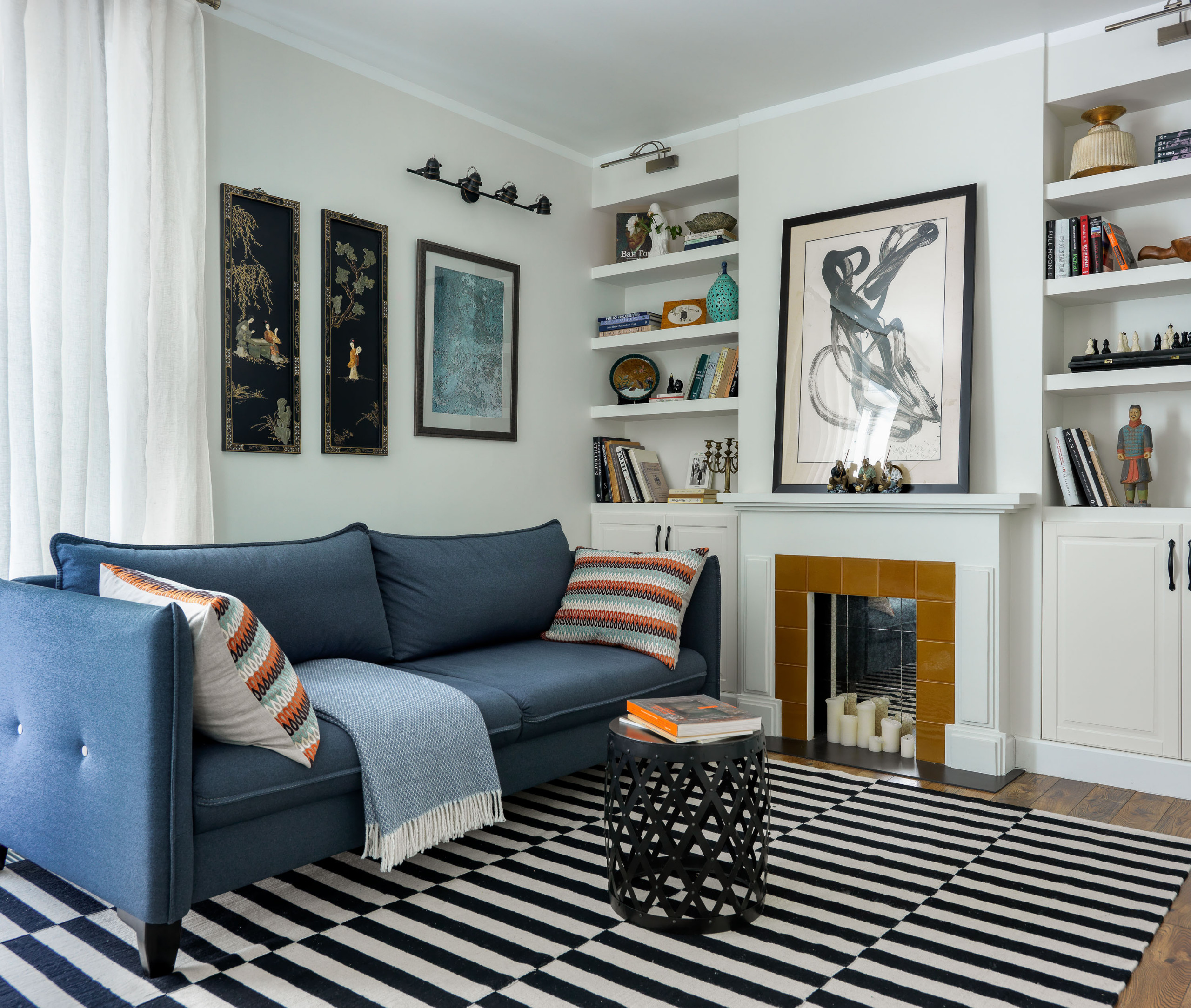 Houzz тур: Квартира с цветными дверями в Одинцове