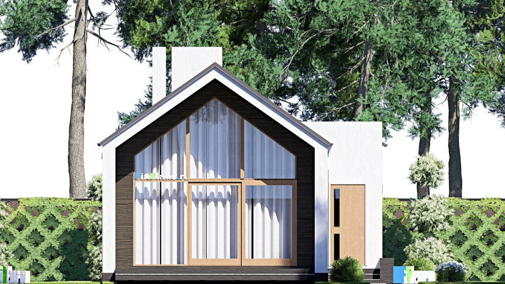 Проект одноэтажного дома 8х25м S149м2 F-15731