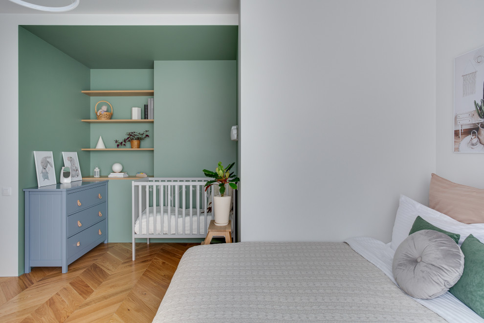 Зонирование детской и спальни