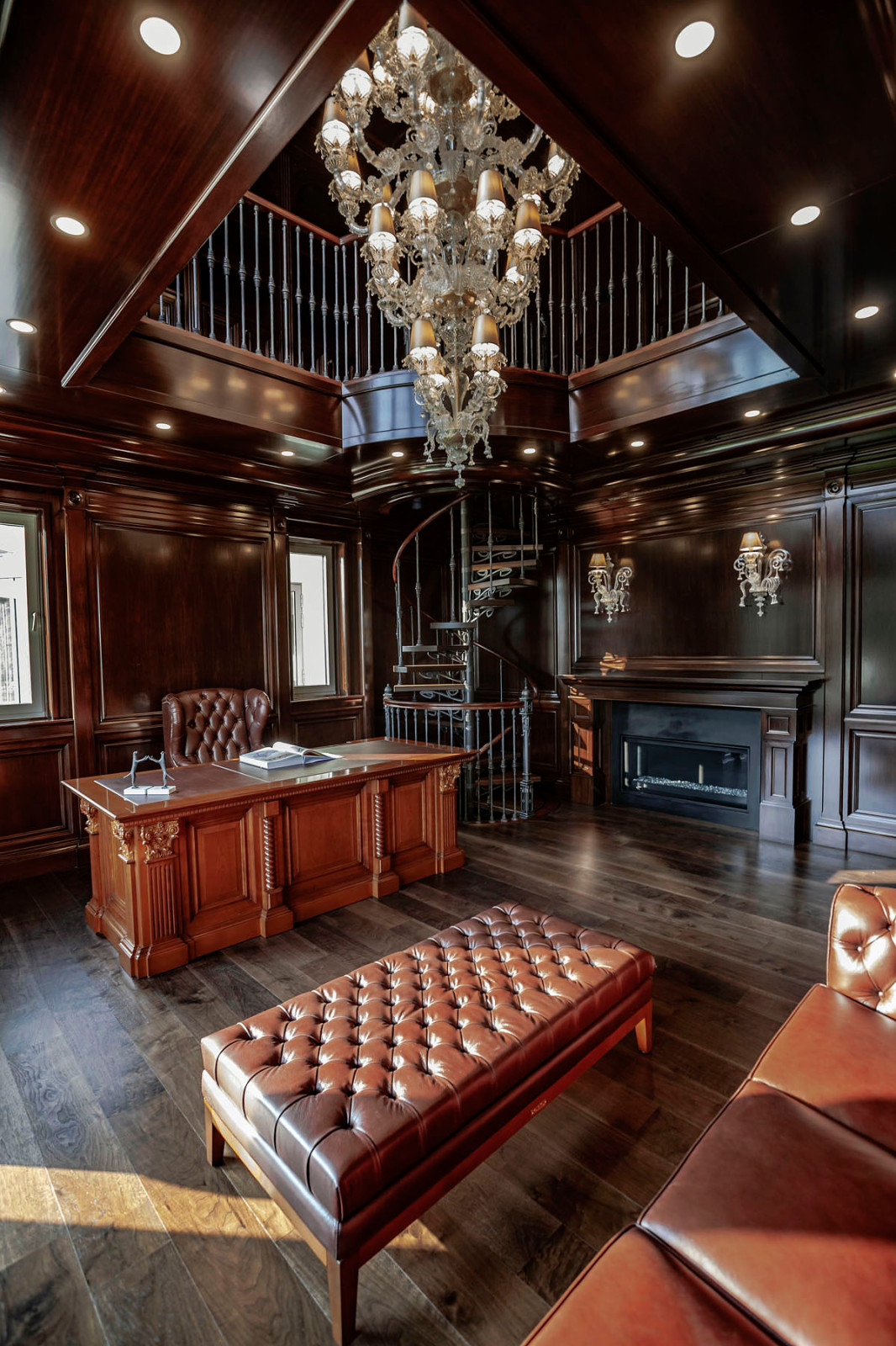 Частный особняк в Ванкувере. Кабинет