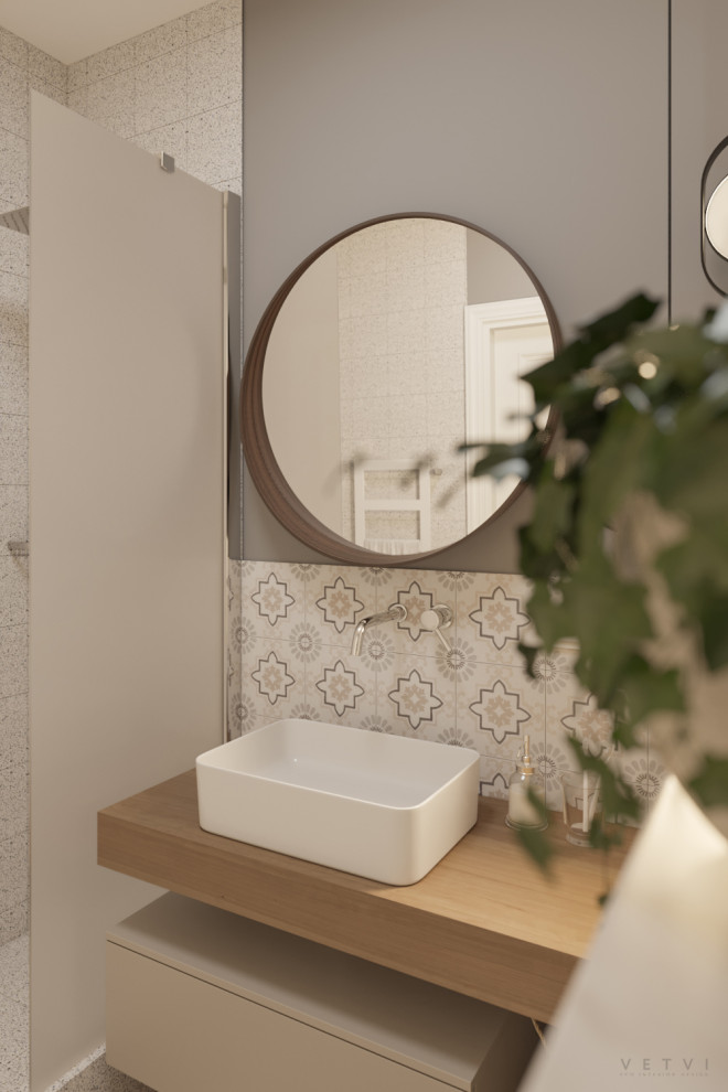 Обложка проекта: Квартира в Нижнем Новгороде с лесными акцентами | Площадь 42м²