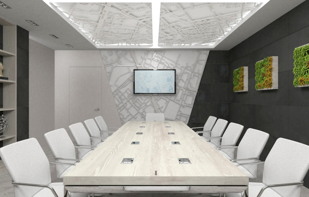 Переговорная с комнатой отдыха.