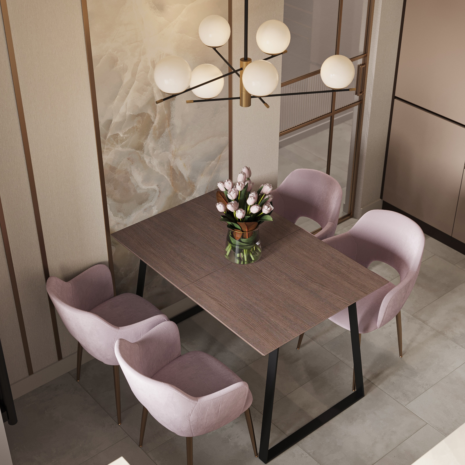 Zefir. Дизайн-проект квартиры, 60 кв.м