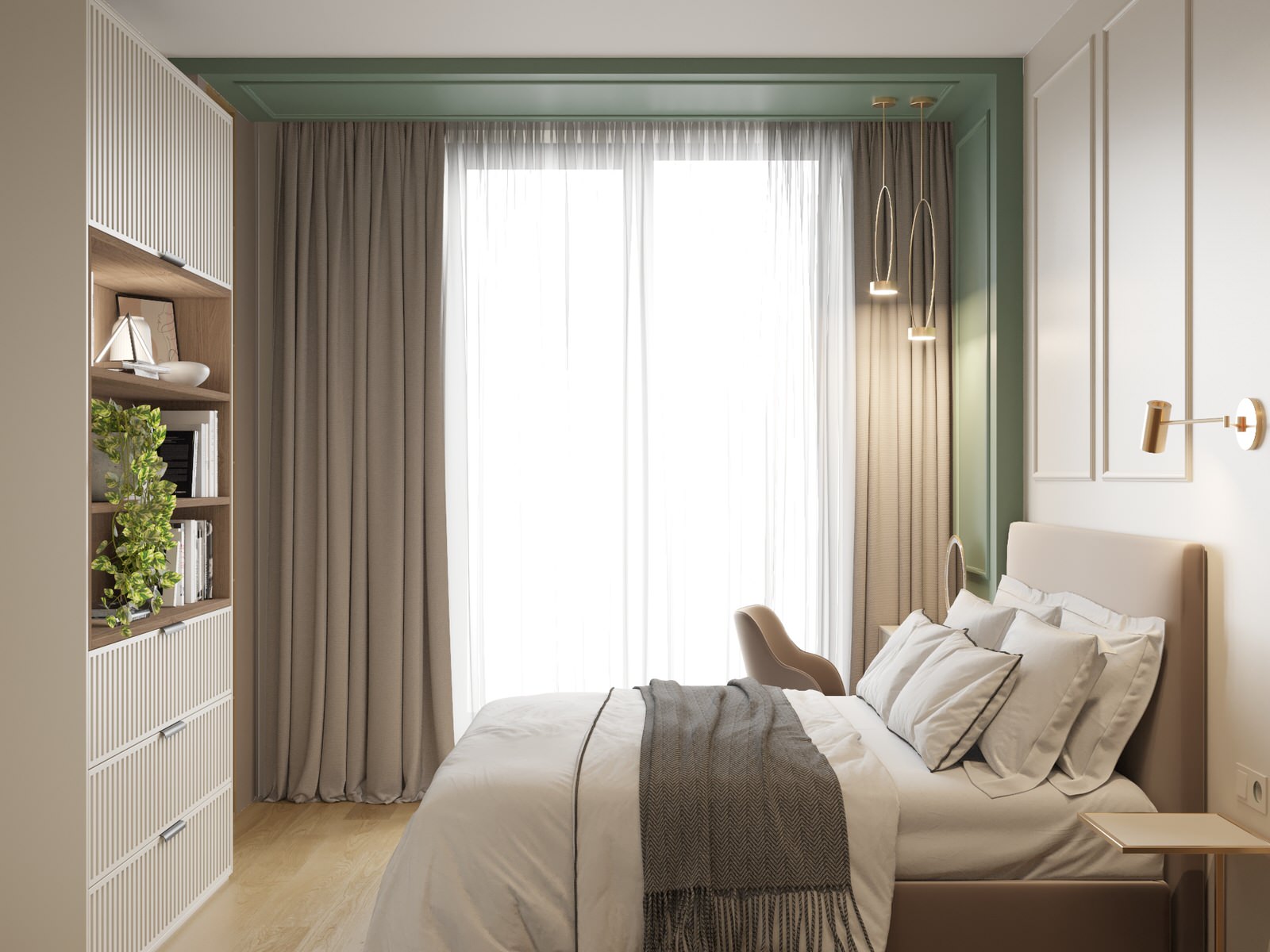 Мягкий нтерьер для леди.