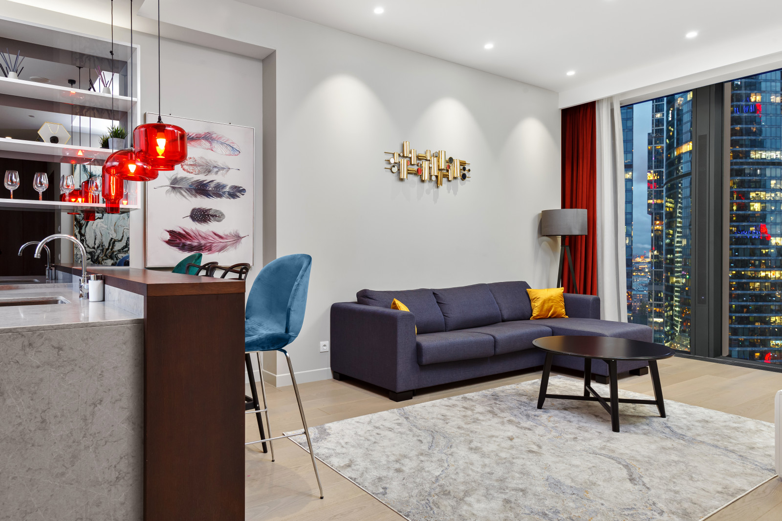 Апартаменты в Башне Нева