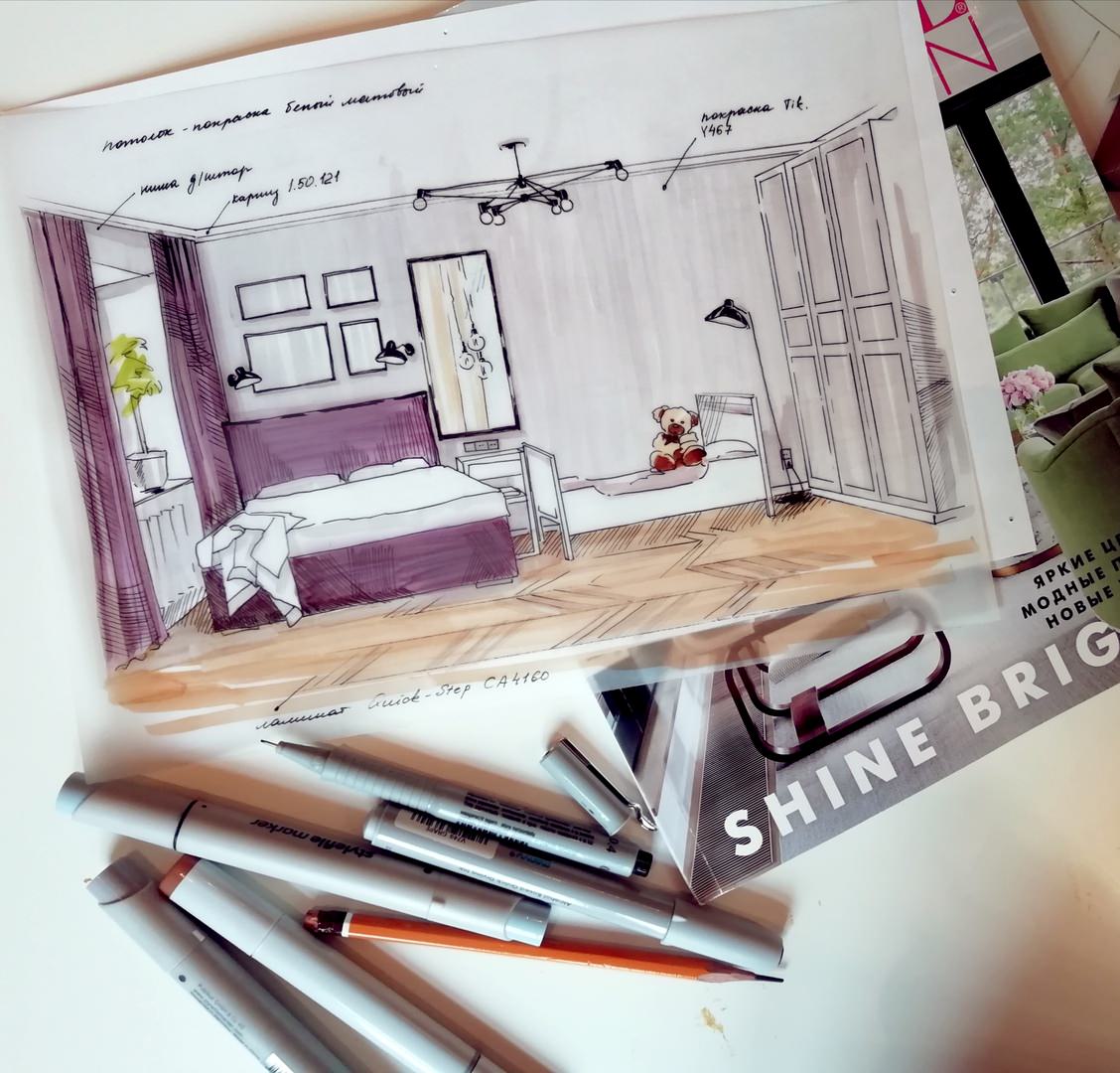 Эскизы и коллажи