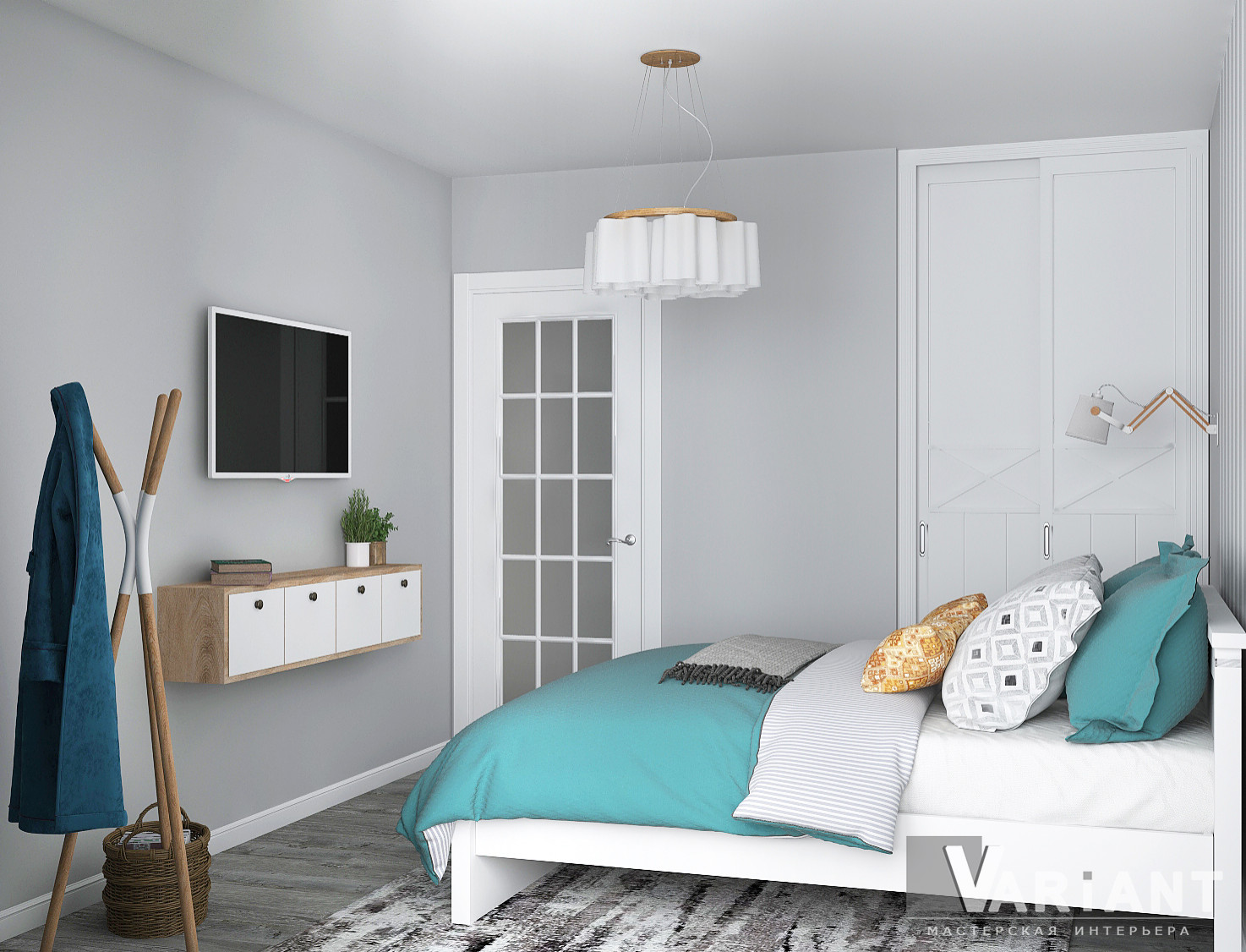 Дизайн проект трехкомнатной квартиры по ул. Измайлова