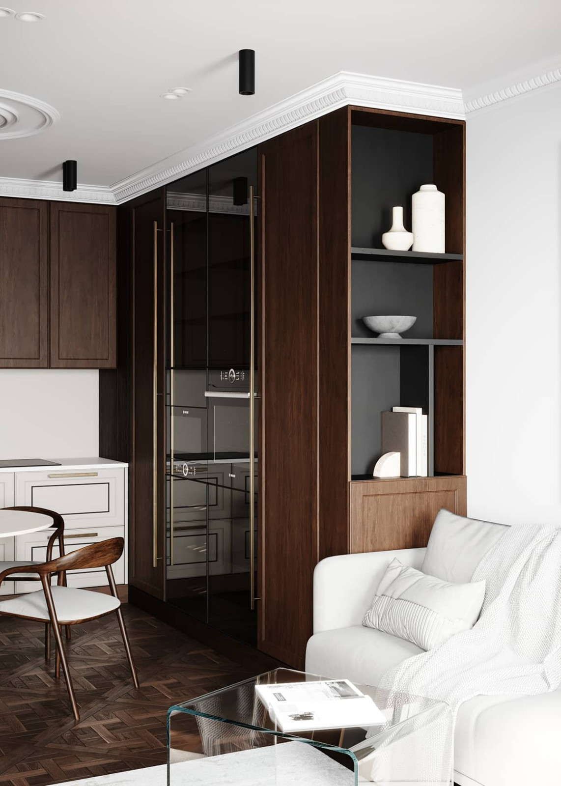 Пространство с нотами французского стиля