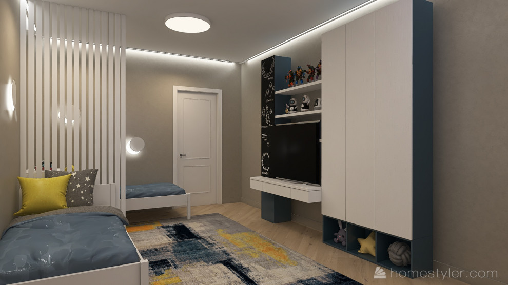 Детская для мальчиков в современном стиле