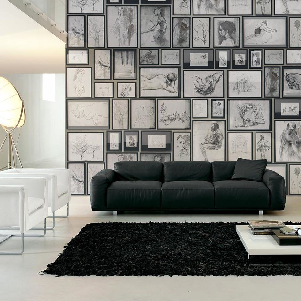 Обои с оптической иллюзией