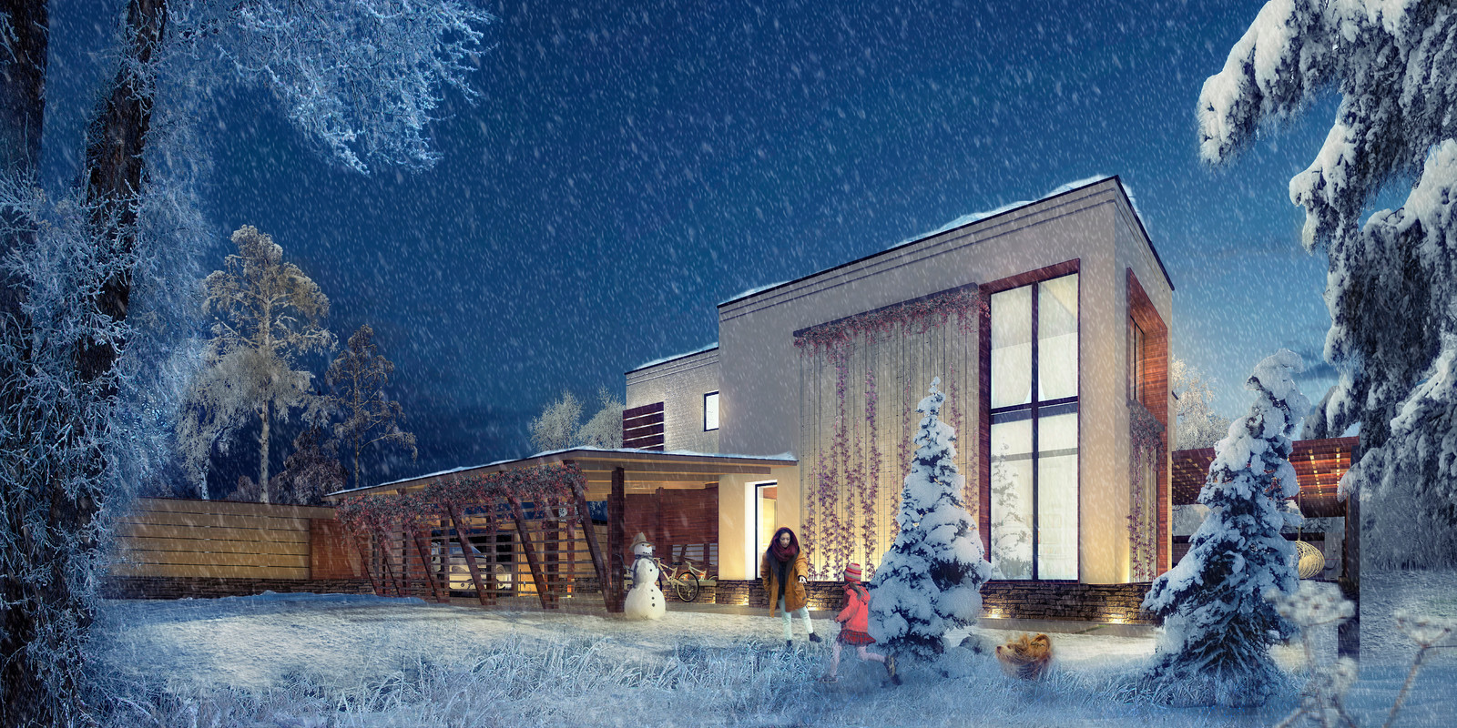 Обложка проекта: Вилла 360м2 Счастливая семья!