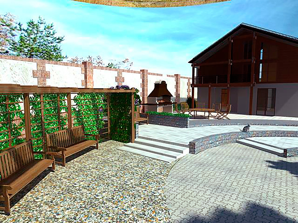 Эскизный проект ландшафтного благоустройства п. Кадниково