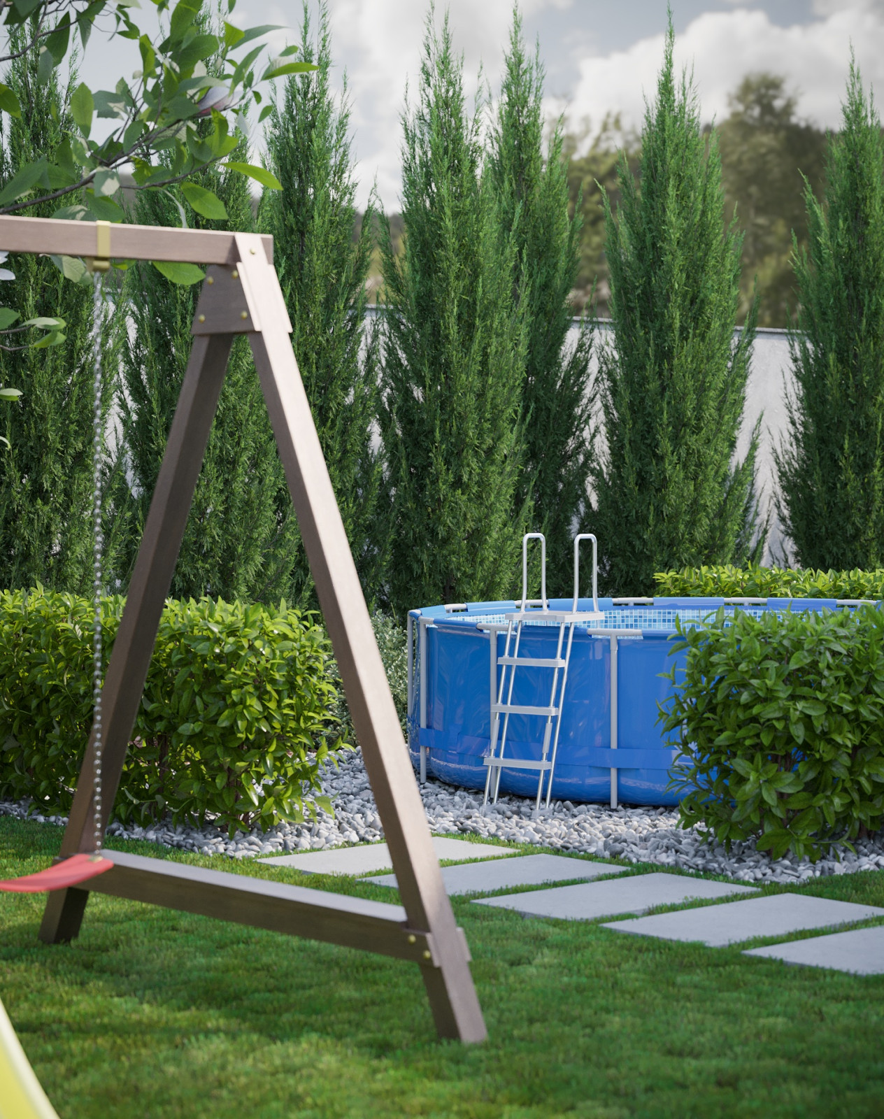 Проект благоустройства территории частного дома