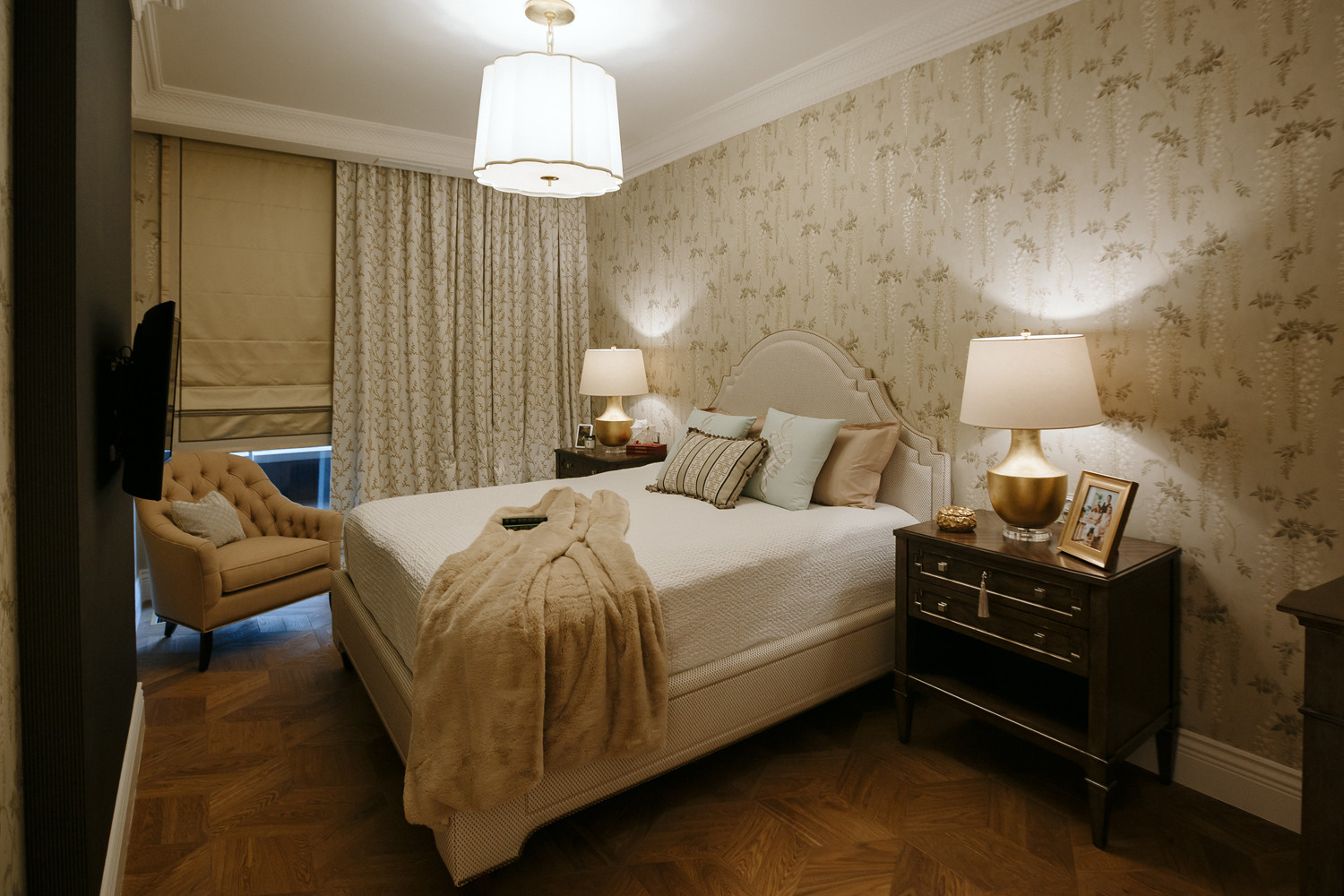 Американская классика на Крестовском острове.ЖК Привилегия 107м2