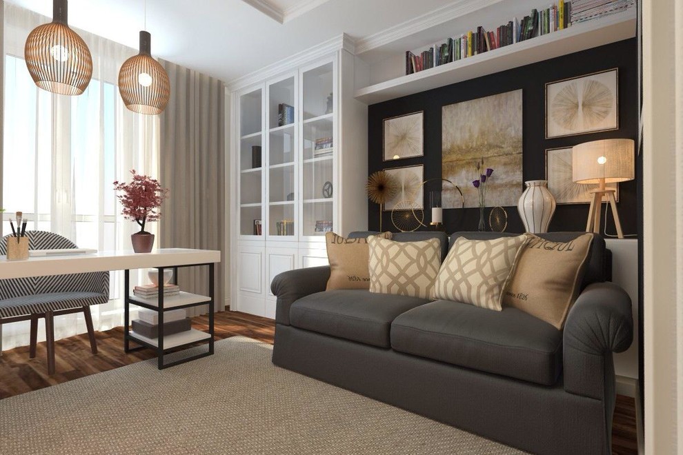 Обложка проекта: Дизайн проект 2-х комнатной квартиры